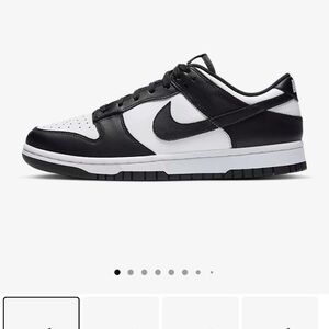 Nike Dunk Low Panda/Black and White Sneakers
